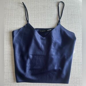 Natori Womens Glamour Cami Midnight Blue size Small